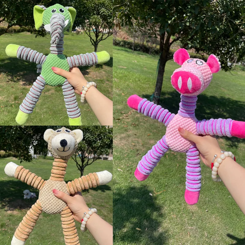 Pet Dental Chew Toy - Büyük Köpekler İçin Yok Edilemez Sesli