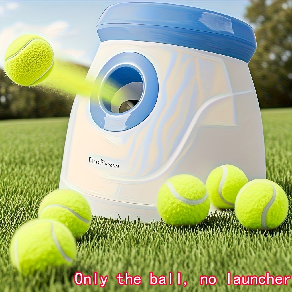 Pet Dental Chew Toy - İnteraktif Çizgili Kauçuk Tenis Köpek Oyuncakları