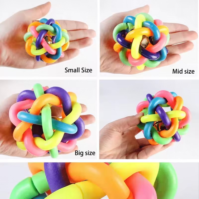 Renkli Çan Şeklinde Dokuma Oyu - Pet Dental Chew Toy incelemesi ve fiyatı
