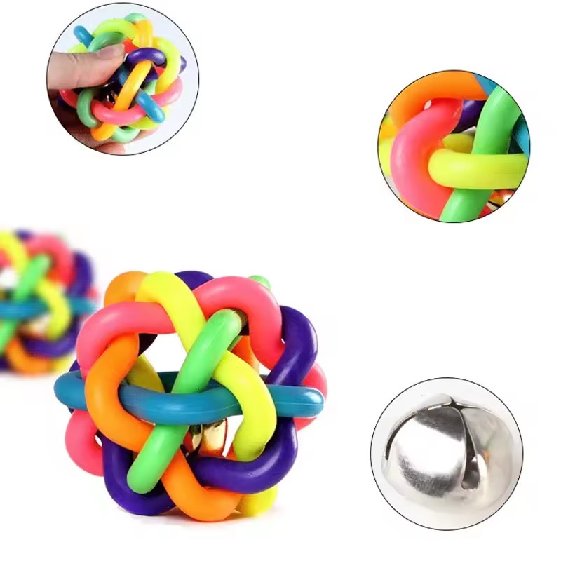 Renkli Çan Şeklinde Dokuma Oyu - Pet Dental Chew Toy incelemesi ve fiyatı