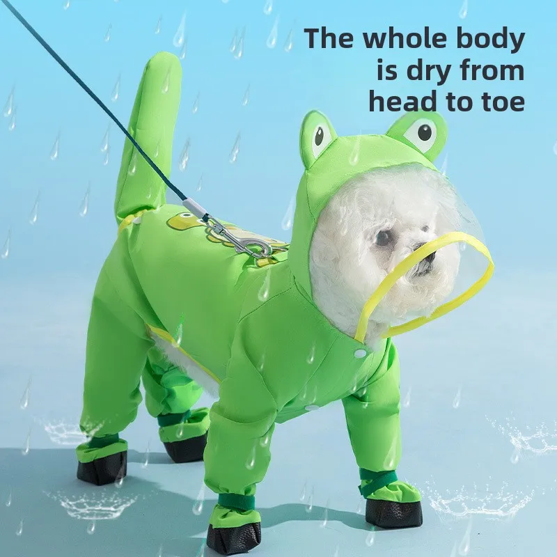 Yavru Köpek Ayaklı Panço Her Ş - Dog Raincoat incelemesi ve fiyatı