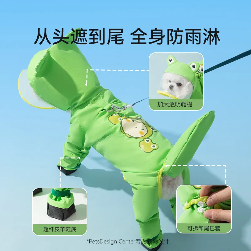 Yavru Köpek Ayaklı Panço Her Ş - Dog Raincoat incelemesi ve fiyatı